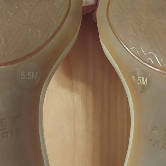 Alex Marie Champagne Beaded Animal Print Leather Ankle Strap Heels Size 6.5 - Picture 13 of 16